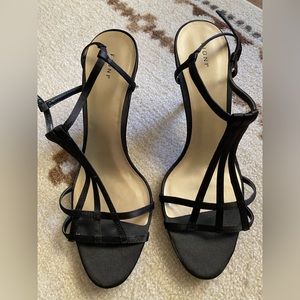Black strappy sandals